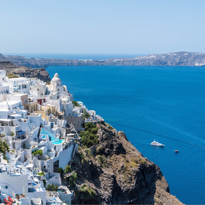 explore santorini